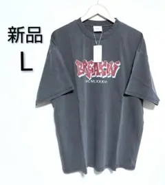 【新品】edakka ピグメント加工 半袖Tシャツ オーバーサイズ Lサイズ