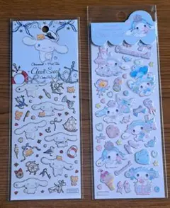 サンリオ シナモン クリアシール2枚セット たけいみき 飴ノ森ふみか