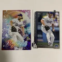 topps カーショー　2枚