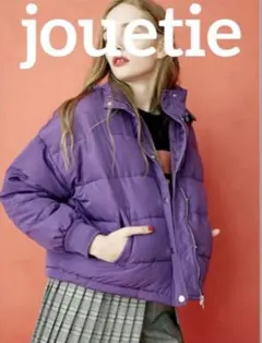 jouetie ジュエティ ダウンジャケット フード付き パープル M