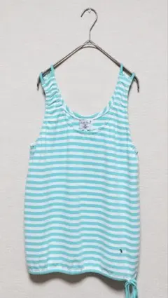 美品　arnold palmer　ラメ入りボーダーカットソー　２　綿