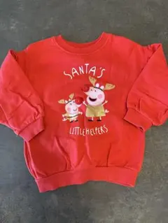 NEXT ペパピッグ　104cm 3-4yサイズ　クリスマストレーナー