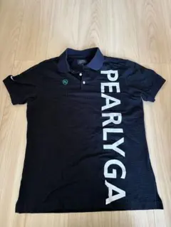 パーリーゲイツ シアサッカー COOL MAX 半袖ゴルフシャツ 5（L）日本製