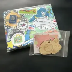 新品未使用JAL 飛行機型マタニティマーク　おまけ付き