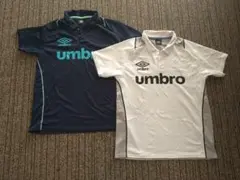 umbro ポロシャツ ネイビー ホワイト 2枚セット