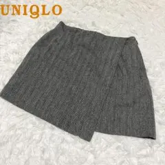 A33【美品】UNIQLO★ヘリンボーン ミニスカート Sサイズのサムネイル