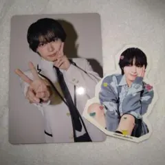 なにわ男子 HARD WORK オンライン盤 トレカ フレークシール 大西流星