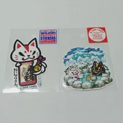 B-SIDE　LABEL　ステッカー　おいなり　2種類セット