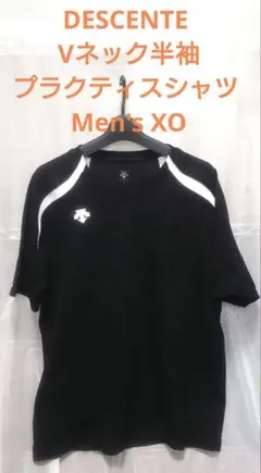 DESCENTE Vネック半袖プラクティスシャツ Men's XOのサムネイル