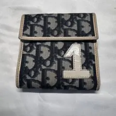 クリスチャンディオール 折り財布 トロッター柄 PVC