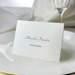 席札_2　ウェディング　結婚式　はがきサイズ　シンプル