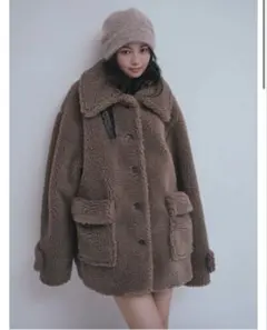 新品タグ付き NUGU COZY ECO FUR HALF COAT - メルカリ