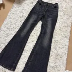 GRL ダークグレー ブーツカットデニム Mサイズ