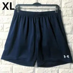 アンダーアーマーUnder Armour ネイビー ハーフパンツXL サッカー
