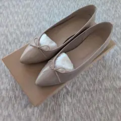 LE TALON ベージュ フラットシューズ 23.0cm