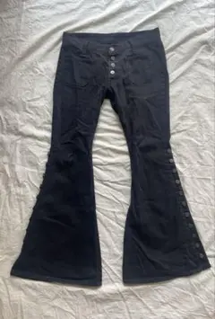 flare pants Bell bottom "botão gimmick "
