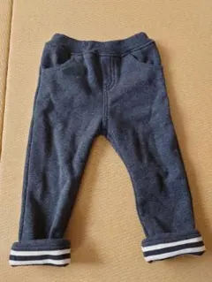 Le Chave 裏起毛ネイビーボトムス 90