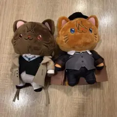 文豪ストレイドッグス ぬいぐるみ 2個セット 太宰治 中原中也 ☆文豪ストレイドッグス ぬいぐるみ ☆太宰治 中原中也 2体セット