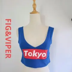 FIG&VIPER フィグアンドバイパー Tokyo ロゴ ショート丈 トップスのサムネイル