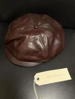 SOLARIS&Co. leather tweed casquette - メルカリ