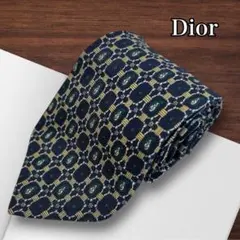 ❤️高級❤️Christian Dior ディオール　ペイズリー柄 ネクタイ 濃紺