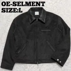 OE-selment♦ウール混 シャギー デトロイト ジャケット 総裏地 L