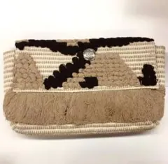 nouer ジュート　クラッチバッグ　新品タグ付き