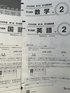 【2020年度おまけ付き】ベネッセ　学力推移調査　中2 2024年4月 2026年最新】ベネッセ 学力推移調査 中2 4月の人気アイテム - メルカリ