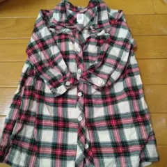 baby GAP チェック柄シャツワンピース 95cm