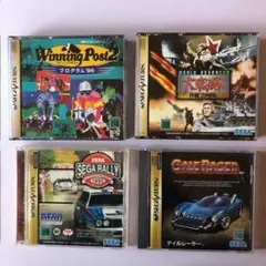 セガサターン ソフト4本セット 大戦略 セガラリー他 e131y119