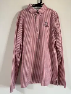 Callaway Lサイズ　ストライプ 長袖ポロシャツ