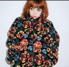 X-girl 花柄ボアジャケット