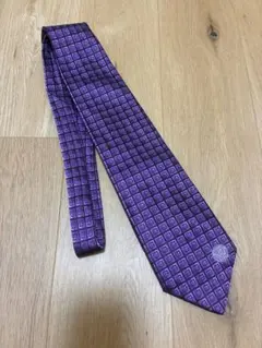 未使用品HERMES ネクタイ シェーヌダンクル柄 パープル - メルカリ