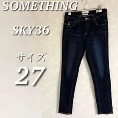 SOMETHING ストレッチデニムパンツ　スタンダードスキニー　SKY36のサムネイル