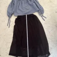 wego カジュアルメッシュスカート サイズF