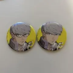 ペルソナ5 FiFS 缶バッジ 主人公 ベルベットブルー シークレット