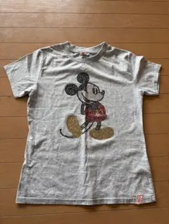 Disney ミッキーマウス ラインストーンTシャツ