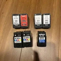 Canon インクカートリッジ 使用済みまとめ売り キヤノン BC-345 BC-346 Canon 純正インクカートリッジ セット