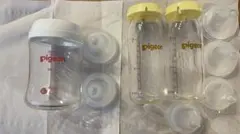 ピジョン　瓶　哺乳瓶　美品　乳首set