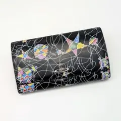 ヴィヴィアンウエストウッド 長財布 ファーレルニッサ ブラック かぶせ