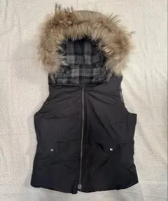23区 ダウンベスト ファー付き リバーシブル