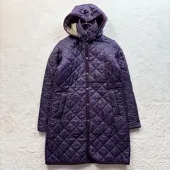ラベンハム/36/紫/キルトコート/フード付き/中綿/ロング丈/秋冬/カジュアル