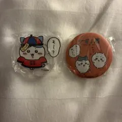 ナガノ展 ちいかわ　アクスタ　キョンシーなハチワレ 缶バッジA ハチワレ