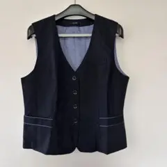 OL制服　ベスト・スカートセット　1 ストライプ柄