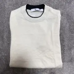 ユニクロ　UNIQLO +J アイボリー 長袖ニットセーター S