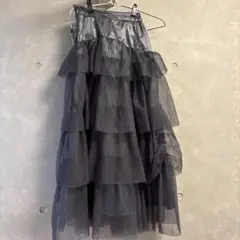 GRL チュールティアードスカート　tw1122 新品
