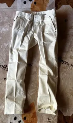 メンズ ホワイト パンツ シンプルのサムネイル