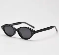 【数量限定再入荷】　サングラス　メガネ　キャットアイ　オーバル型　ブラック