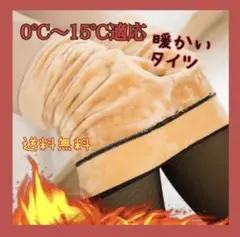 暖かいハイウエストタイツ 0℃〜15℃適応 送料無料