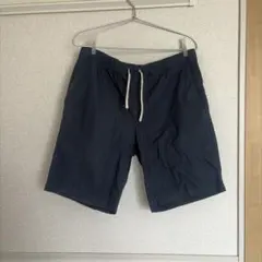 無印 ハーフパンツ M ネイビー ウエストゴムのサムネイル